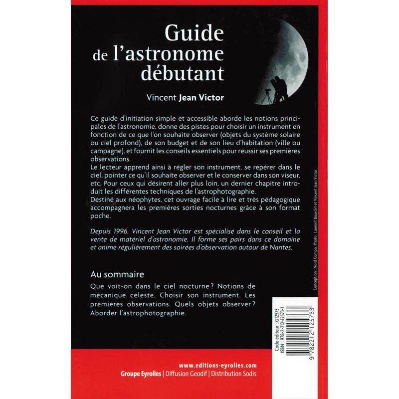 Eyrolles Libro: Guide de l'astronome débutant (Guía para astrónomos principiantes)