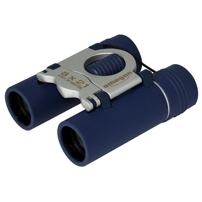 Omegon Binoculares Pocketstar 8x21, azul