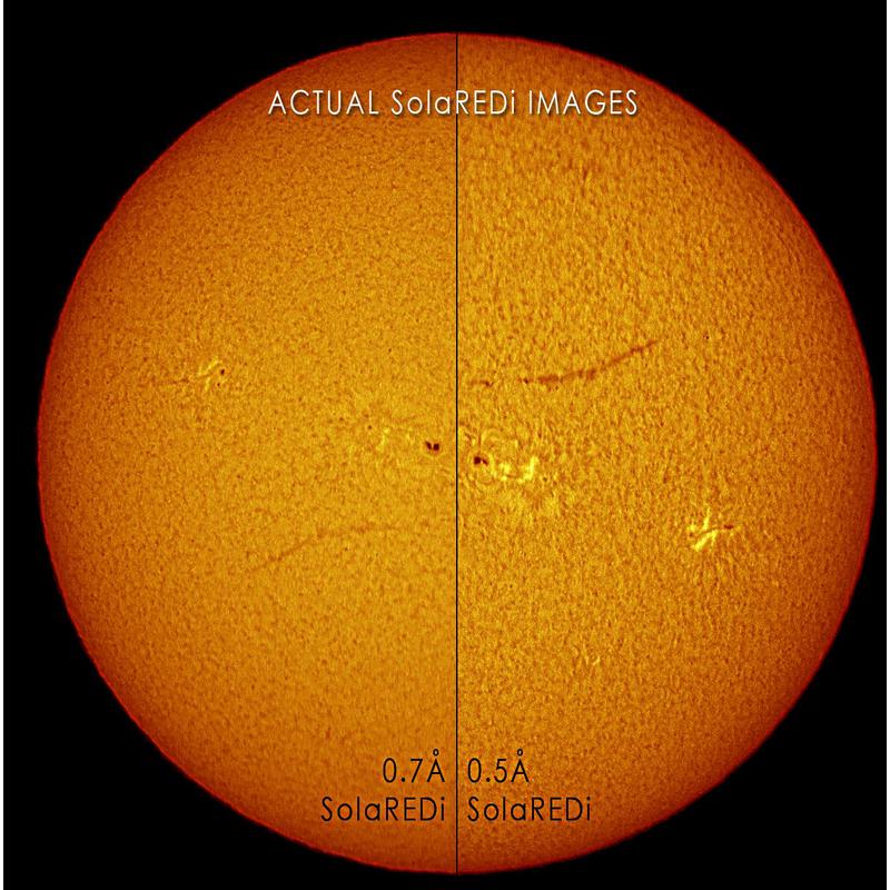 DayStar Telescopio solar ST 60/1375 0.7Å SolaREDi Alpha Hepta Odyssey OTA