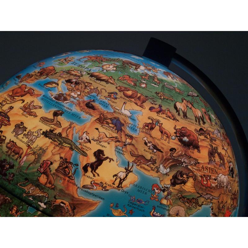 Stellanova Globo terráqueo iluminado con animales DinoZ infantil 8828910