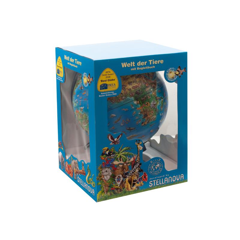 Stellanova Globo terráqueo iluminado con animales DinoZ infantil 8828910