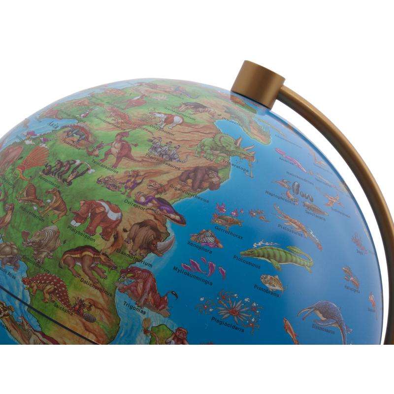 Stellanova Globo terráqueo iluminado mundo prehistórico DinoZ infantil 28cm