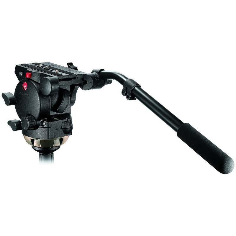 Manfrotto 526 Rótula de video Profi Fluid con semiesfera de 100mm y 357PLV