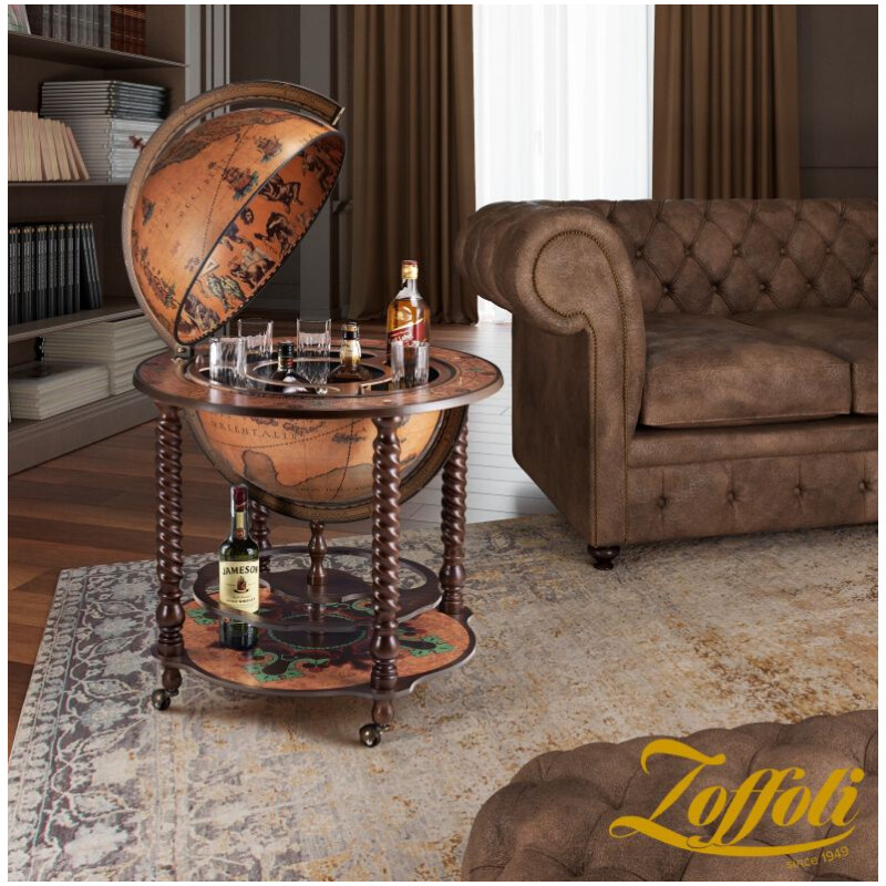 Zoffoli living Globo minibar Bacco 50cm
