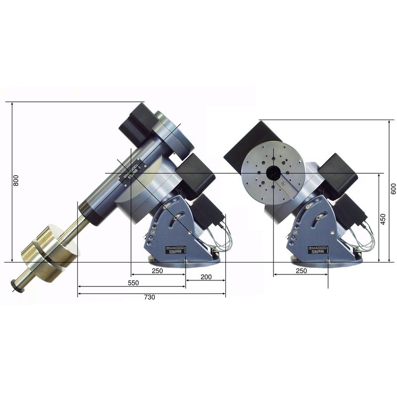 10 Micron Montura GM 4000 QCI, versión estática