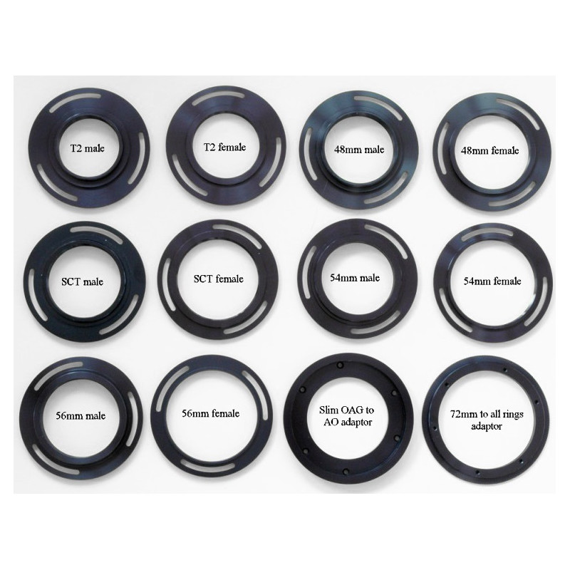 Starlight Xpress Rueda de filtros USB para 7 filtros 36mm con rosca T (macho) + rosca T (hembra)
