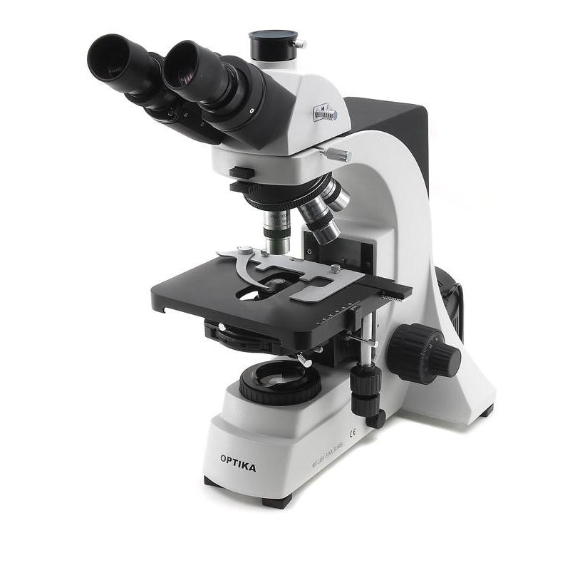 Optika Microscopio trinocular B-600Tph, objetivos Plan acromáticos para contraste de fase, 100-1000x
