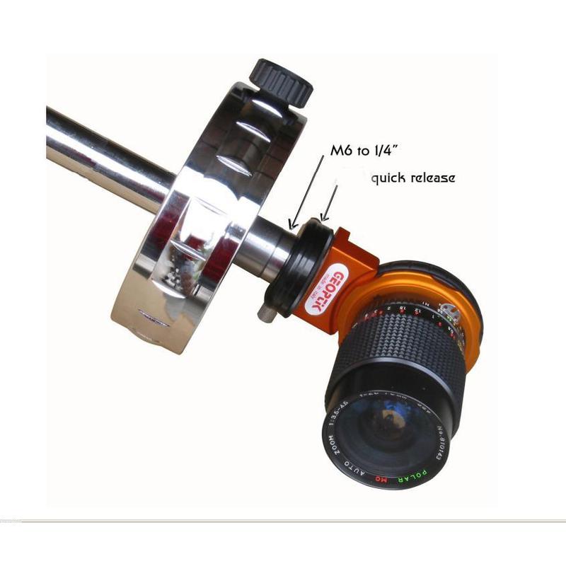 Geoptik Adaptador de roscas de 0,25" a M6 para contrapeso