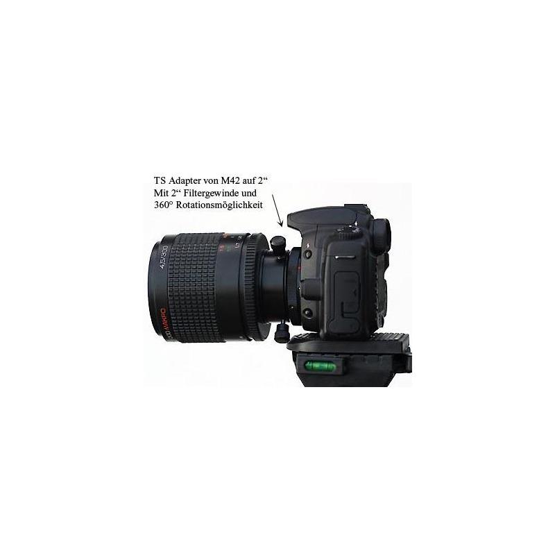 TS Optics Rotador Sistema de rotación T2 hembra (lado del telescopio) a T2 macho (lado de la cámara)