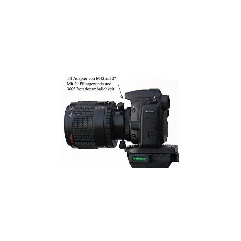 TS Optics Adaptador para cámaras Sistema de rotación M42x1 (lado del telescopio) a bayoneta Canon EOS (lado de la cámara)