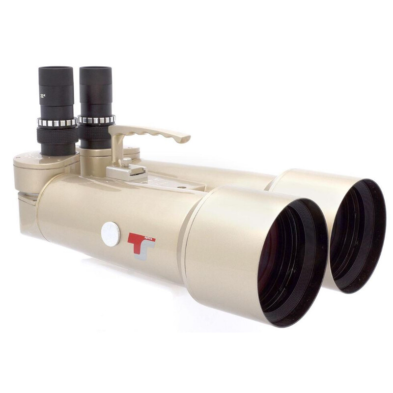 TS Optics Binoculares Prismáticos grandes 100 mm Semi-Apo 90° 1,25