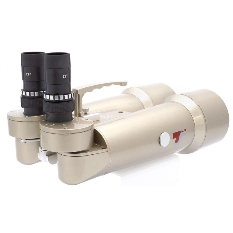 TS Optics Binoculares Prismáticos grandes 100 mm Semi-Apo 90° 1,25