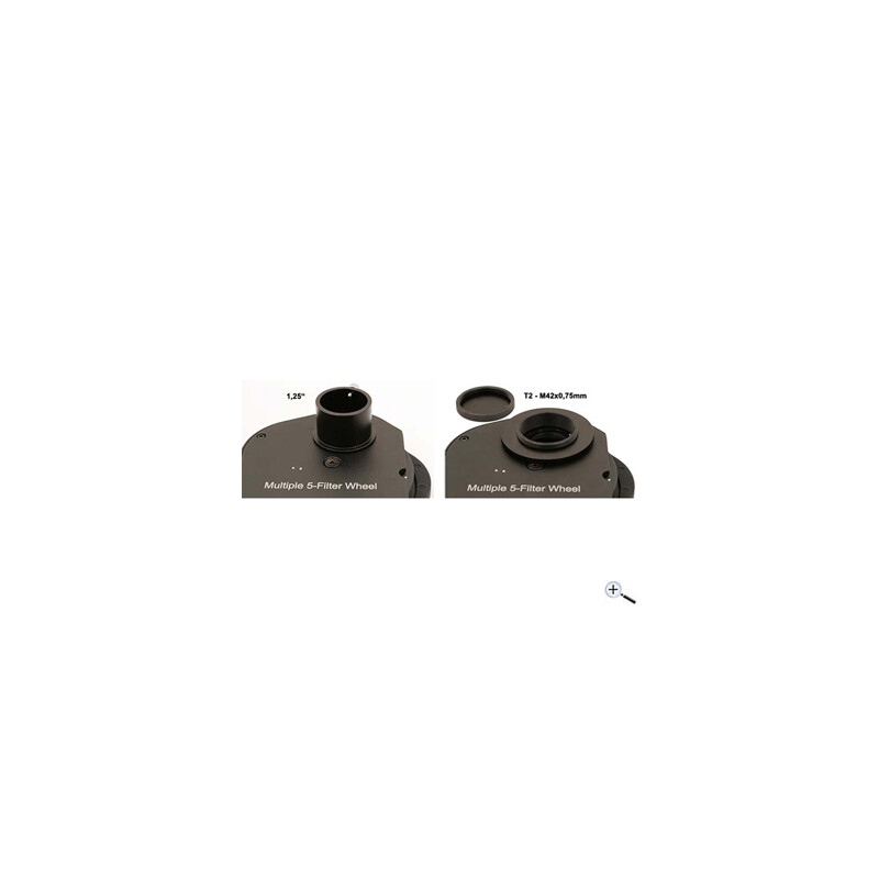 TS Optics Rueda de filtros para 5 filtros de 1,25''