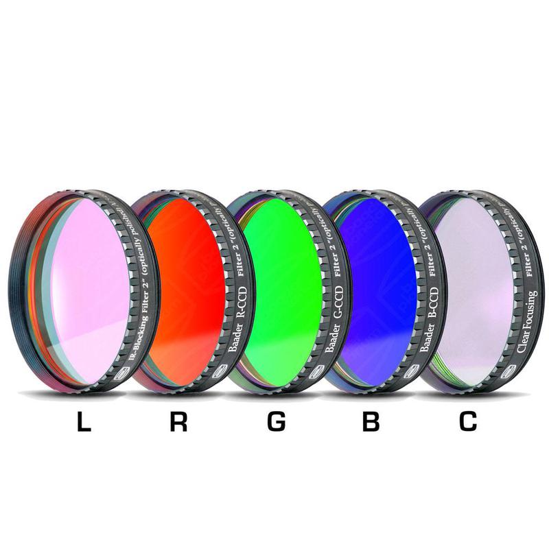 Baader Set de filtros LRGBC-H-Alfa 7nm 2"