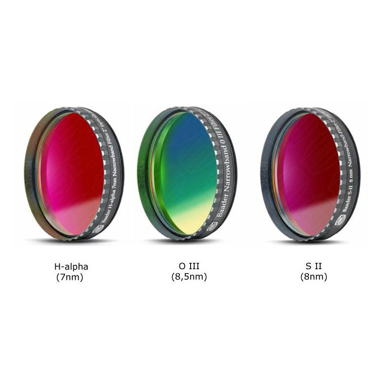 Baader Set de filtros LRGBC-H-Alfa 7nm 2", OIII y SII