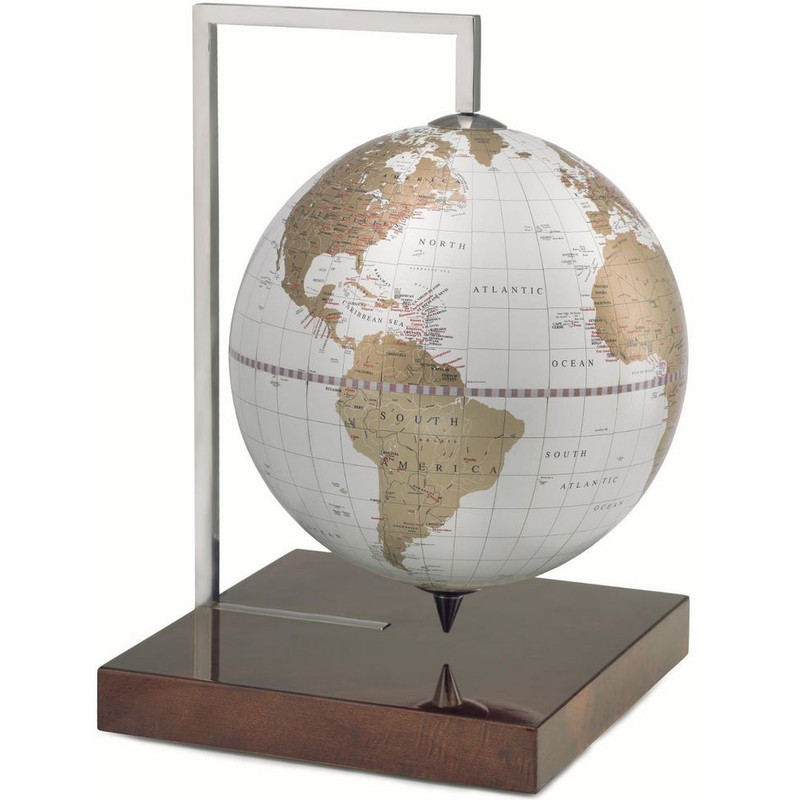 Zoffoli living Globo terráqueo Quadra Radica White/ Gold 22cm