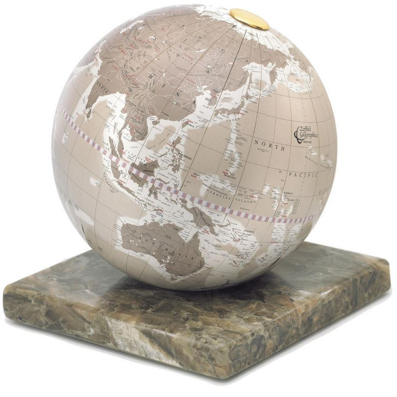 Zoffoli living Globo terráqueo Stone Warm Grey 22cm
