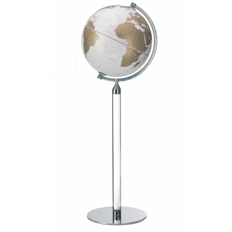 Zoffoli living Globo terráqueo de pie Vasco da Gama White/ Gold 40cm
