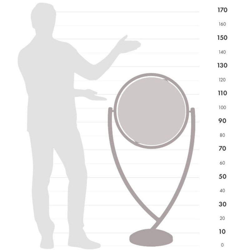 Zoffoli living Globo terráqueo de pie Colombo Celeste 50cm