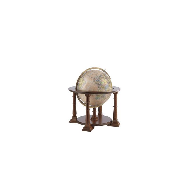 Zoffoli living Globo terráqueo de pie Mercatore Rosa antico 60cm