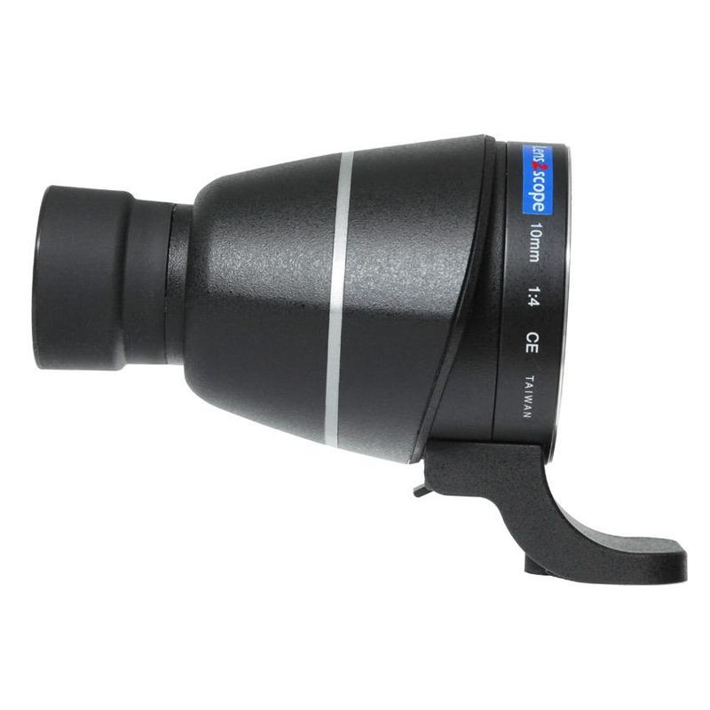 Lens2scope , para Nikon F, negro, visión recta