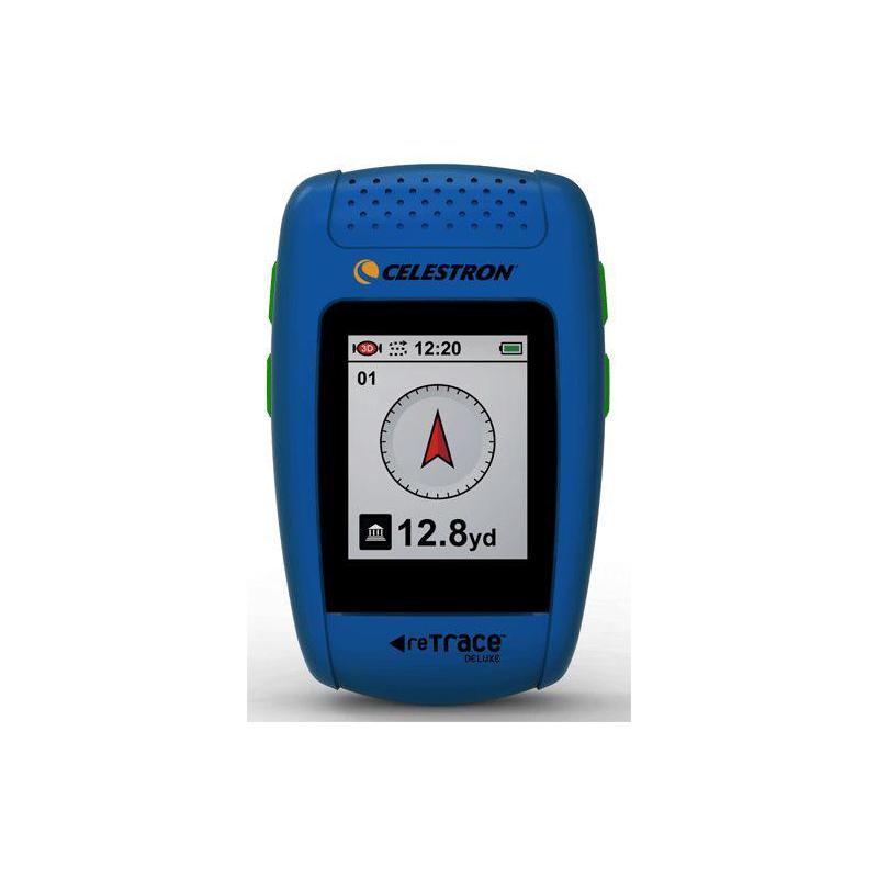 Celestron GPS reTrace Deluxe tracker con brújula digital incluida, azul