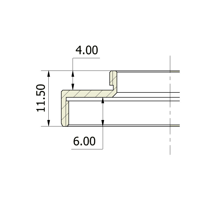 Omegon Adapter Adaptador C-Mount (macho) para T2 (hembra)