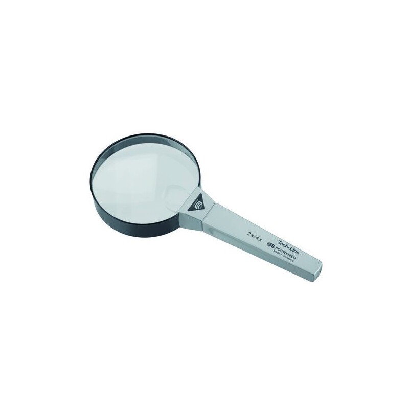 Schweizer Lupa de mano Tech-Line Bifo 2x/4x