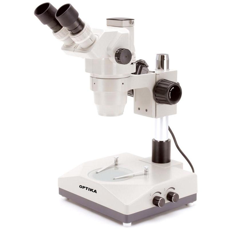 Optika   Microscopio estéreo de zoom binocular SZR-13 con soporte de suspensión móvil