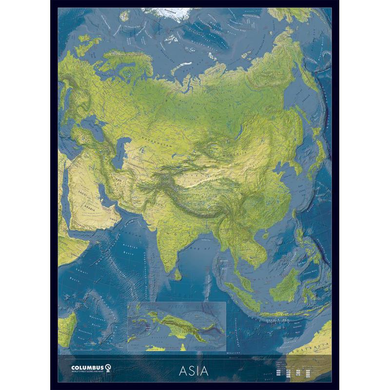 Columbus Mapa de Asia KK2021AS