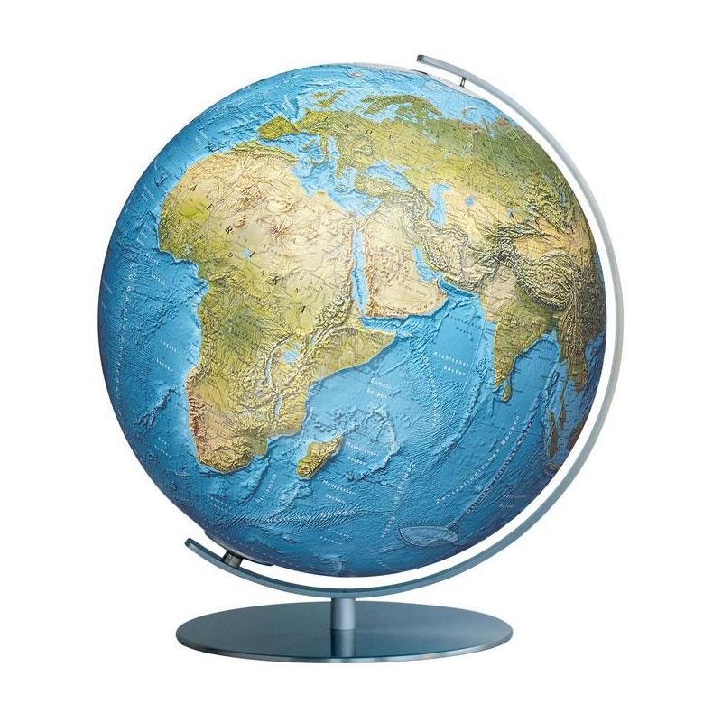 Columbus Globo terráqueo Duorama Acero inoxidable (mate) 34 cm