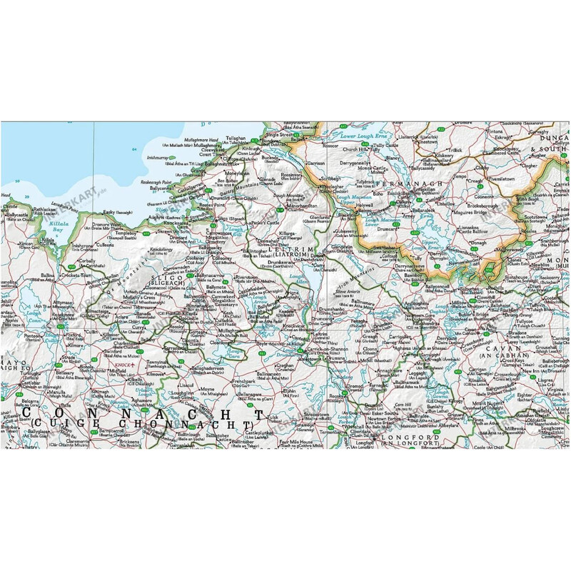 National Geographic Mapa de Irlanda (76 x 91 cm)