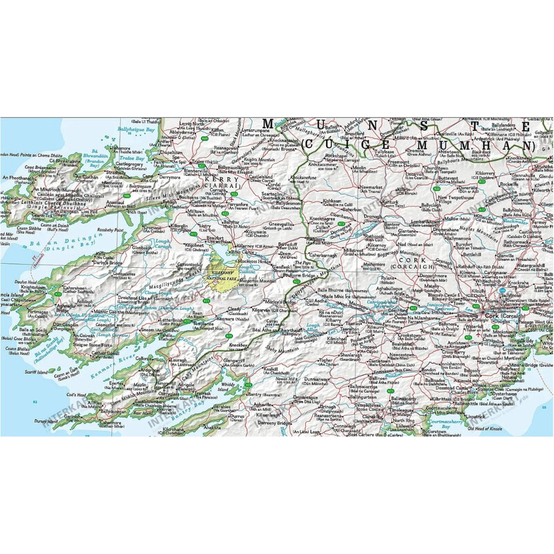 National Geographic Mapa de Irlanda (76 x 91 cm)