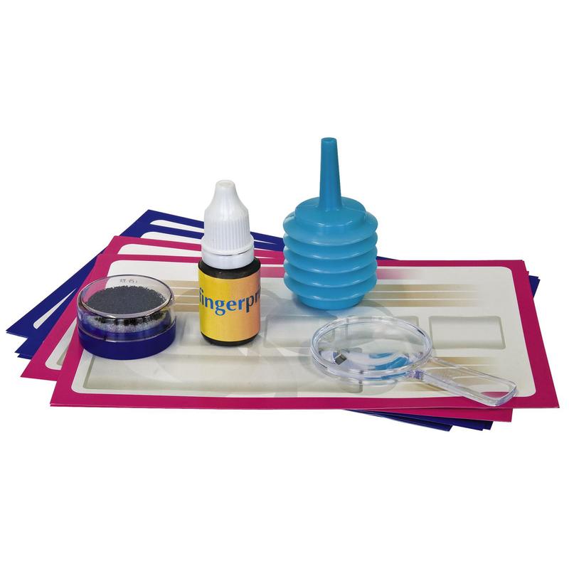 Bresser Kit Caja de experimentos para huellas dactilares