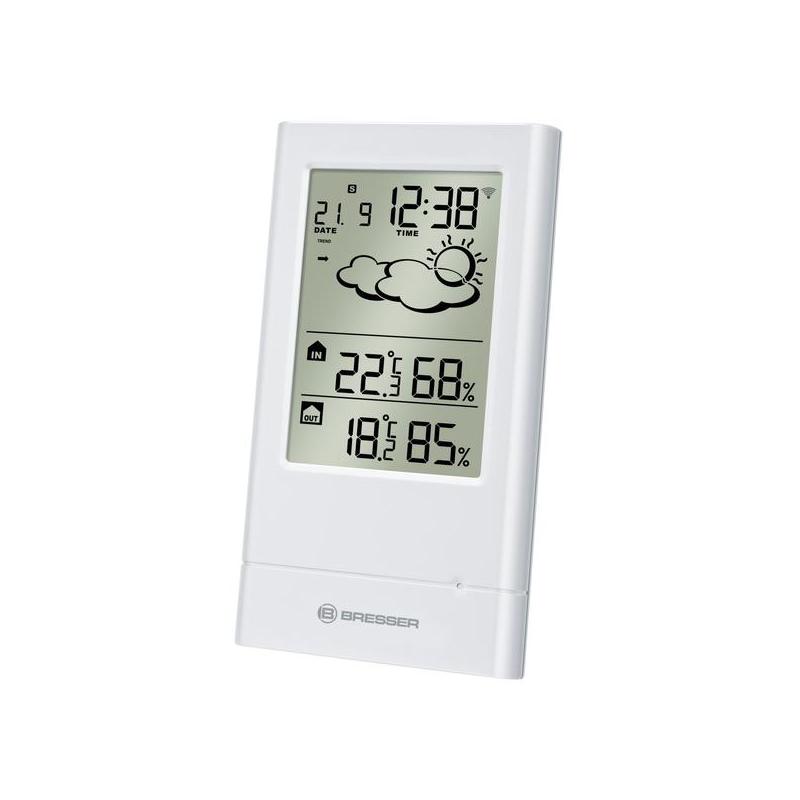 Bresser Estación meteorológica por radio TempTrend, blanco