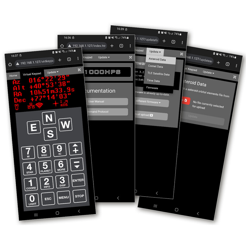 10Micron Montura GM 2000 HPS II Combi GoTo ColdTemp