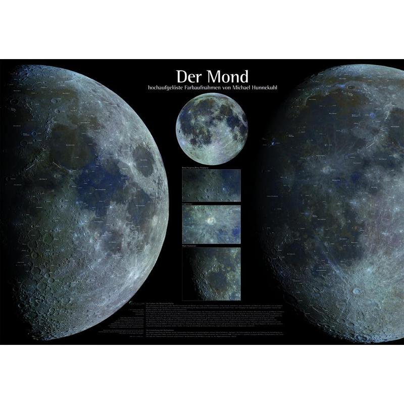 Oculum Verlag Póster de la Luna (en alemán)