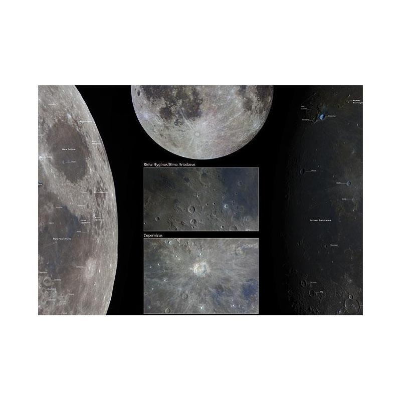 Oculum Verlag Póster de la Luna (en alemán)