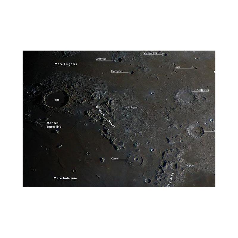 Oculum Verlag Póster de la Luna (en alemán)