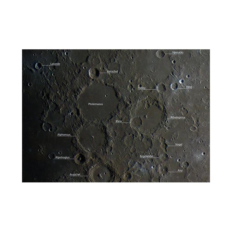 Oculum Verlag Póster de la Luna (en alemán)