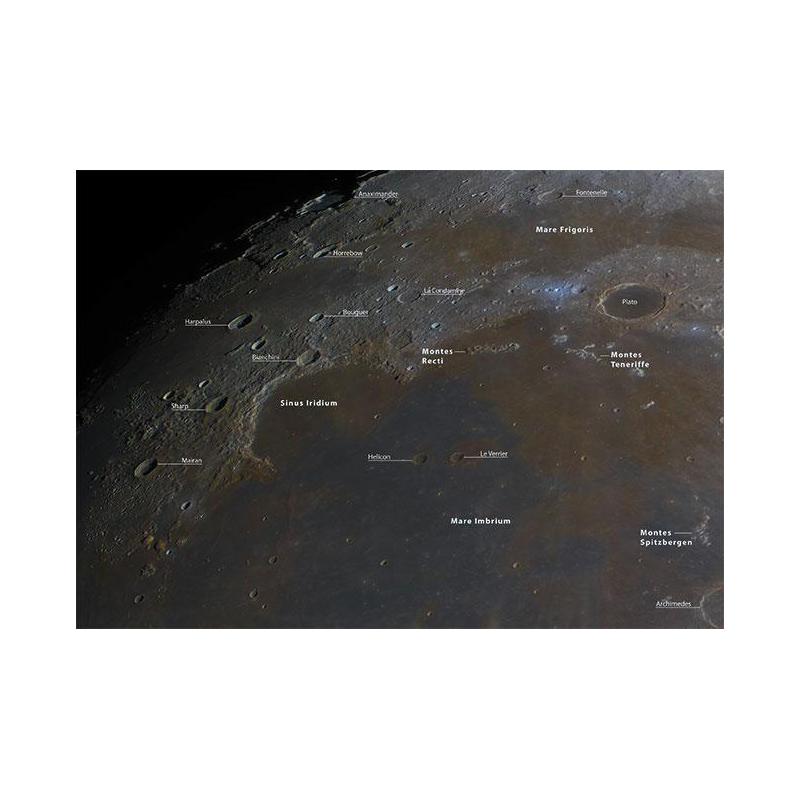 Oculum Verlag Póster de la Luna (en alemán)