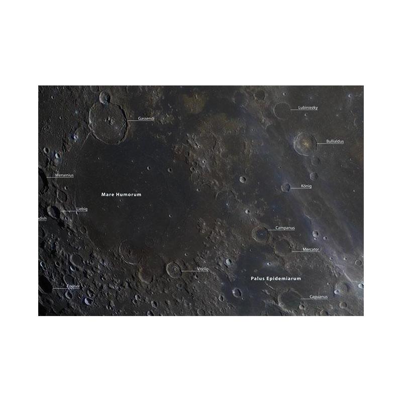 Oculum Verlag Póster de la Luna (en alemán)
