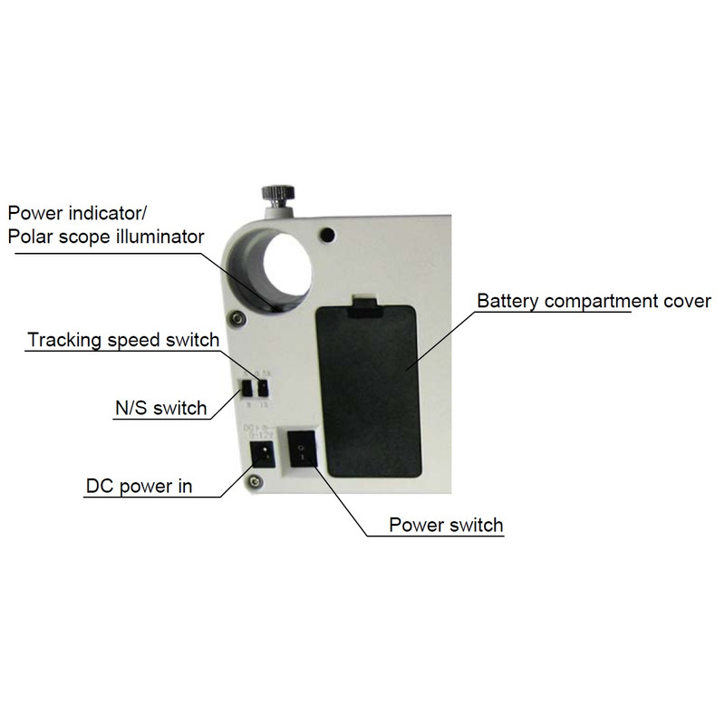 iOptron Montura Unidad de seguimiento SkyTracker para astrofotografía, color blanco