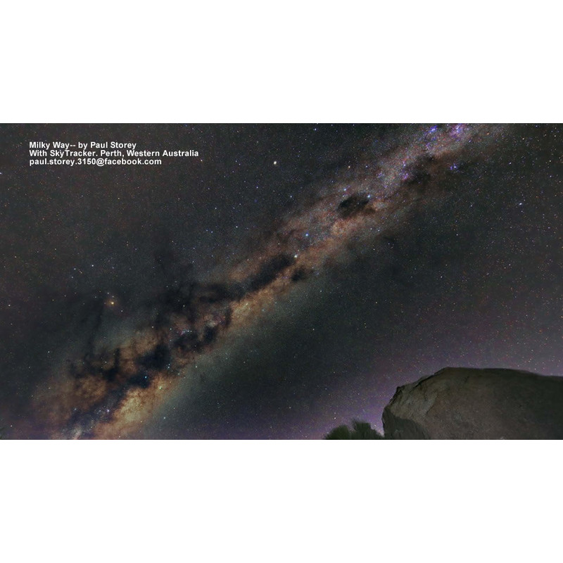iOptron Montura Unidad de seguimiento SkyTracker para astrofotografía, color blanco