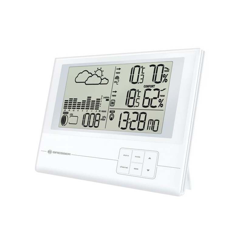 Bresser Estación meteorológica inalámbrica Tendence wireless weather station, white