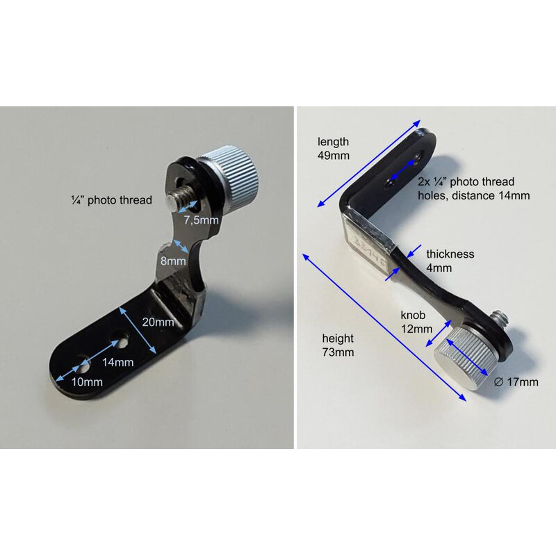 Omegon Adaptador para binoculares y trípode L