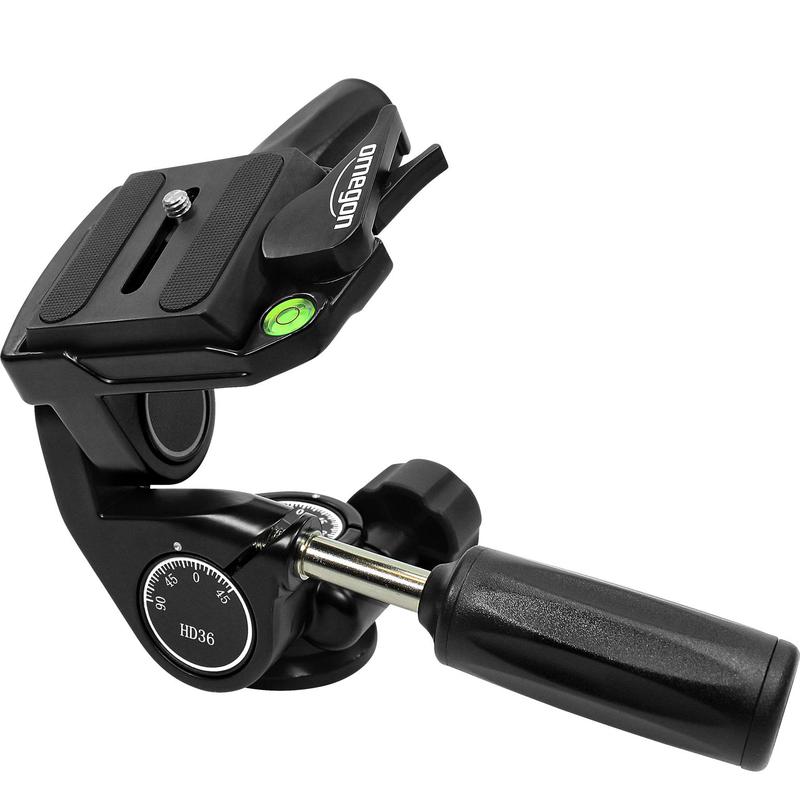Omegon Rótula panorámica para trípodes 3d-Neiger Pro PD36