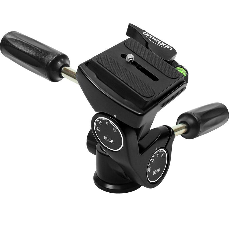 Omegon Rótula panorámica para trípodes 3d-Neiger Pro PD36