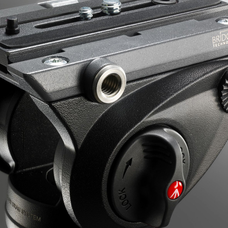 Manfrotto Rótula basculante para vídeo MVH500AH con base plana