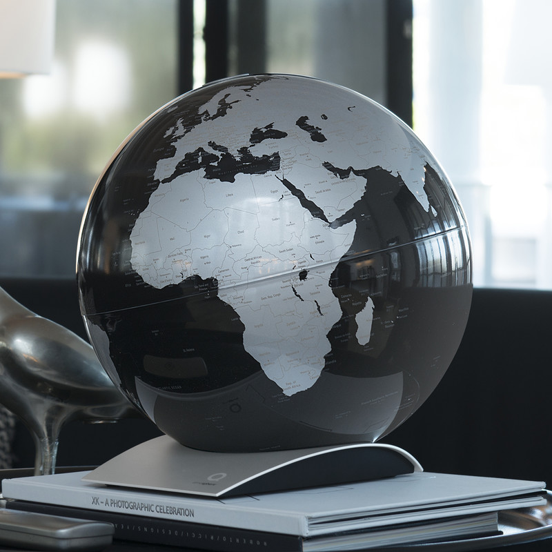 Räthgloben Globo terráqueo Capital Q Black 30cm